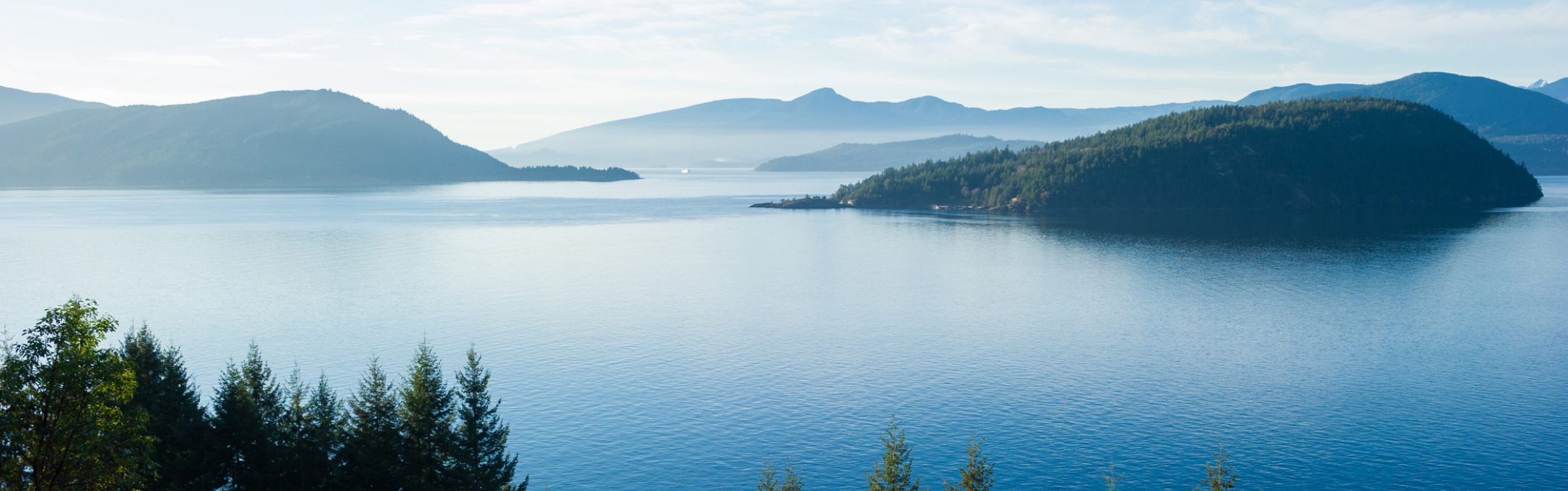Sea to Sky Highway from Vancouver to Whistler in British Columbia, Canada.