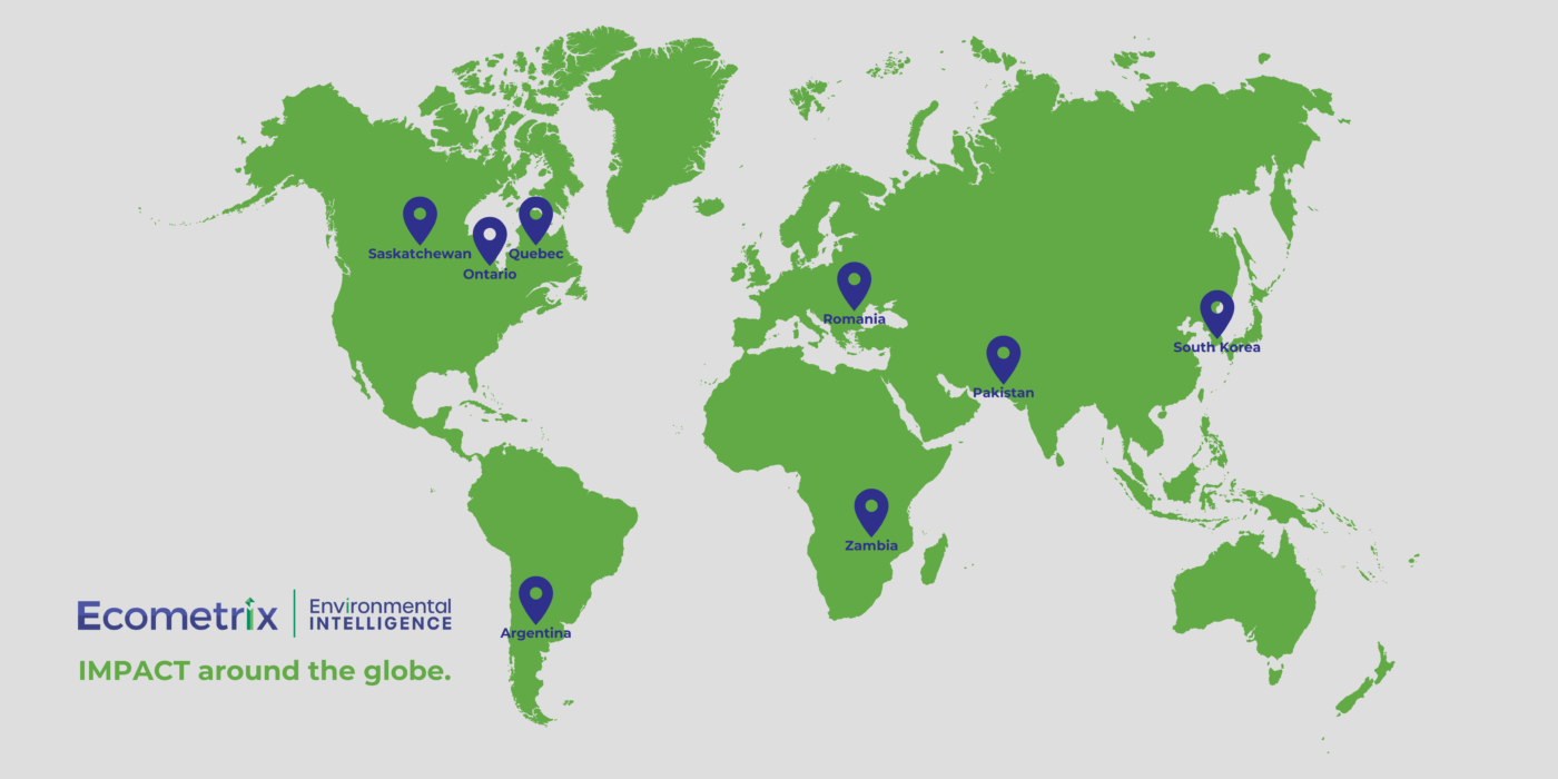 A map showing locations where IMPACT has been used around the globe.