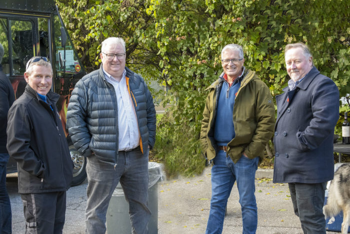 Brian Fraser stands with other members of the Ecometrix team.