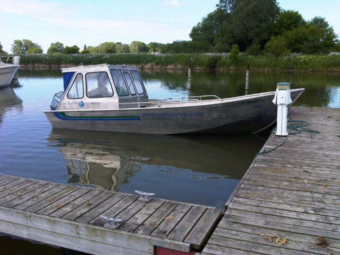 Ecometrix Boat at Dock